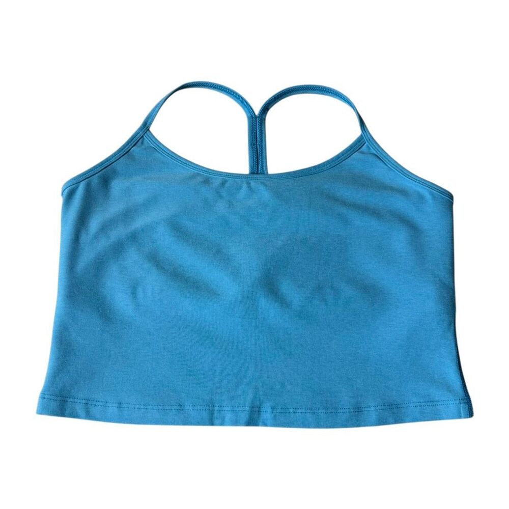 Beyond‎ Yoga Tank Slim Cropped Athletic Blue XL